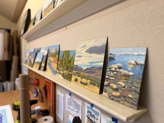 Nevada landscape paintings by Craig Mitchell