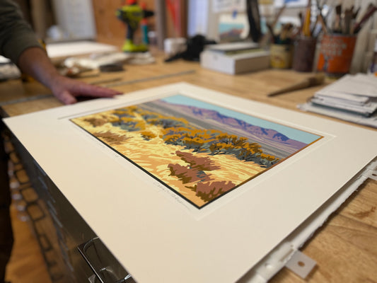 The Perfect Holiday Gift for Nevada and Lake Tahoe Art Lovers: Why Craig Mitchell’s Block Prints Stand Out