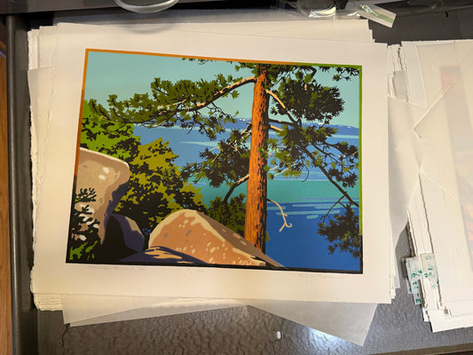 Lake Tahoe art by Craig Mitchell