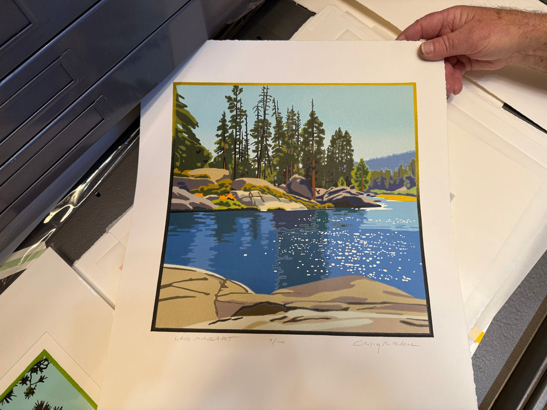 From Field Sketch to Finished Print: How Nevada’s Landscape Shapes Every Stage of Craig Mitchell’s Work