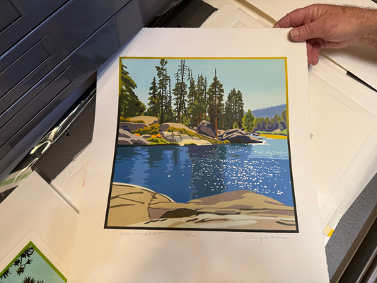 From Field Sketch to Finished Print: How Nevada’s Landscape Shapes Every Stage of Craig Mitchell’s Work