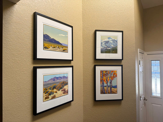 Decorating with landscape art by Craig Mitchell
